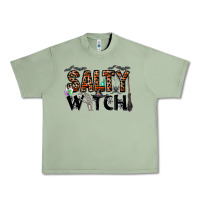 Oil Green salty witch Urban Heavy Tee - CowhideDigitalArt