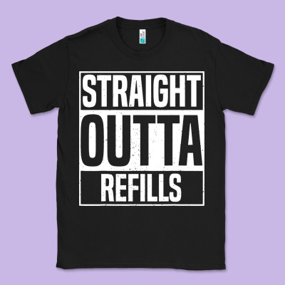 Straight Outta Refills Funny Pharmacy Technician Pharmacist Classic Tee Designed By Artisfamous