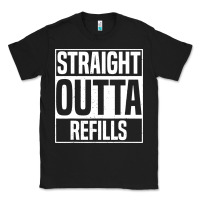 Black straight outta refills funny pharmacy technician pharmacist Classic Tee - artisFamous