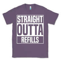 Lavender straight outta refills funny pharmacy technician pharmacist Classic Tee - artisFamous