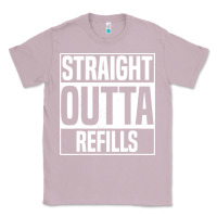 Lilac straight outta refills funny pharmacy technician pharmacist Classic Tee - artisFamous