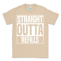 Mushroom straight outta refills funny pharmacy technician pharmacist Classic Tee - artisFamous