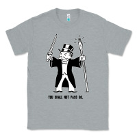 Heather Grey you shall not pass go Classic Tee - artisFamous
