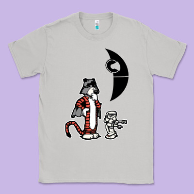 Hobbes And Calvin Classic Tee Designed By Artisfamous