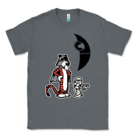 Charcoal Heather hobbes and calvin Classic Tee - artisFamous