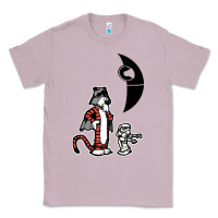 Lilac hobbes and calvin Classic Tee - artisFamous