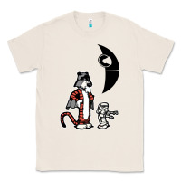 Natural hobbes and calvin Classic Tee - artisFamous
