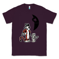 Plum hobbes and calvin Classic Tee - artisFamous