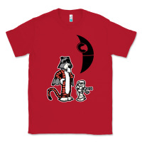 Red hobbes and calvin Classic Tee - artisFamous