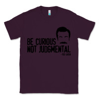 Plum be curious not judgemental Classic Tee - artisFamous