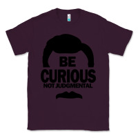 Plum be curious not judgmental Classic Tee - artisFamous
