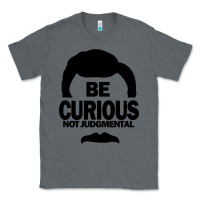 Charcoal Heather be curious not judgmental Classic Tee - artisFamous