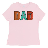 Bubblegum Pink dad Ladies Tee - Artiststas