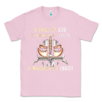 Bubblegum Pink child of god woman of faith warrior of christ Classic Tee - artisFamous