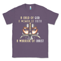 Lavender child of god woman of faith warrior of christ Classic Tee - artisFamous