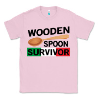 Bubblegum Pink funny wooden spoon survivor Classic Tee - artisFamous