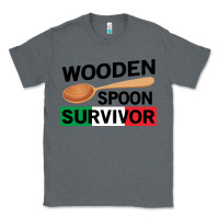 Charcoal Heather funny wooden spoon survivor Classic Tee - artisFamous