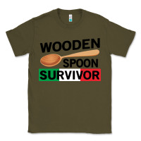 Army Green funny wooden spoon survivor Classic Tee - artisFamous