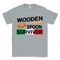 Heather Grey funny wooden spoon survivor Classic Tee - artisFamous