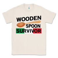 Natural funny wooden spoon survivor Classic Tee - artisFamous