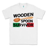 White funny wooden spoon survivor Classic Tee - artisFamous