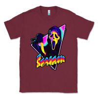 Burgundy scream horror movie Classic Tee - artisFamous