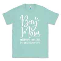 Seafoam boy mom less drama than girls but harder to Classic Tee - artisFamous