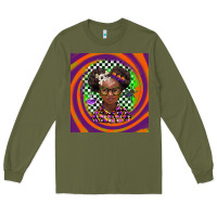 Army Green halloween african girl Long Sleeve Tee - BarkalooDesign