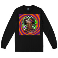 Black halloween african girl Long Sleeve Tee - BarkalooDesign