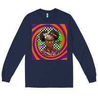 Navy halloween african girl Long Sleeve Tee - BarkalooDesign