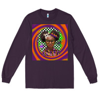 Plum halloween african girl Long Sleeve Tee - BarkalooDesign