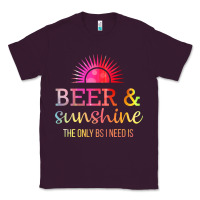 Plum the only bs i need is beer sunshine Classic Tee - artisFamous