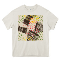 Cream african drum seamless pattern Heavy Core Tee - BundleAndBundleShop