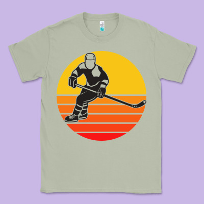 Hockey 1 Classic Tee Designed By Artisfamous