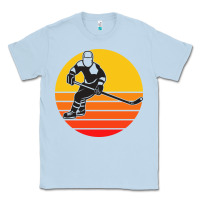 Dusty Blue Hockey 1 Classic Tee - artisFamous