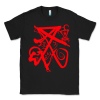 Black lucifer calligraphy 2 Classic Tee - artisFamous