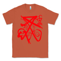 Copper lucifer calligraphy 2 Classic Tee - artisFamous