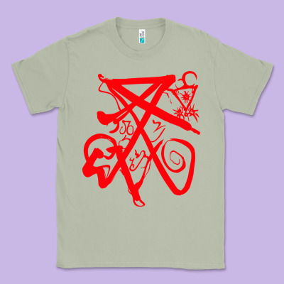 Lucifer Calligraphy 2 Classic Tee Designed By Artisfamous