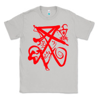 Moon Dust lucifer calligraphy 2 Classic Tee - artisFamous