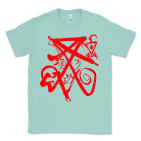 Seafoam lucifer calligraphy 2 Classic Tee - artisFamous