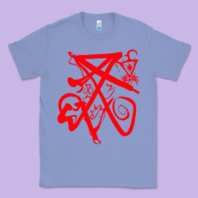 Lucifer Calligraphy 2 Classic Tee Designed By Artisfamous