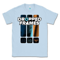 Dusty Blue dropped frames Classic Tee - artisFamous