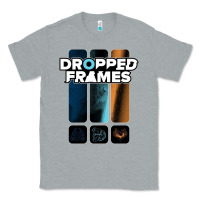 Heather Grey dropped frames Classic Tee - artisFamous