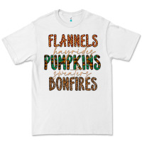 White flannels hayrides pumpkins bonfires Premium Tee - CowhideDigitalArt