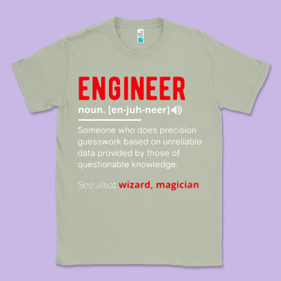 Engineer Definition Classic Tee Designed By Artisfamous