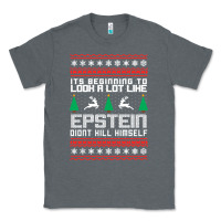 Charcoal Heather epstein didnt kill himself christmas Classic Tee - artisFamous
