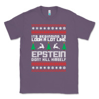 Lavender epstein didnt kill himself christmas Classic Tee - artisFamous