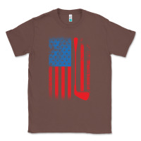 Chestnut Golf with USA Flag Classic Tee - artisFamous