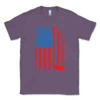 Lavender Golf with USA Flag Classic Tee - artisFamous