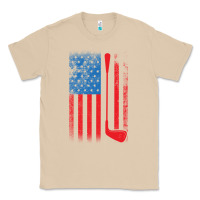 Mushroom Golf with USA Flag Classic Tee - artisFamous